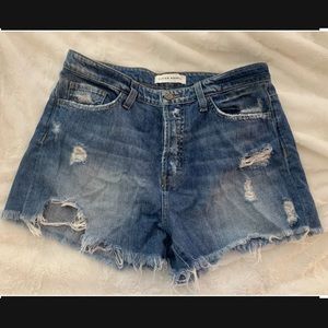 Flying Monkey jean shorts high rise
